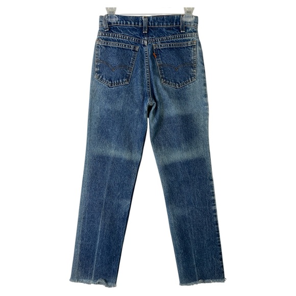 VTG ORANGE TAG LEVI’S WOMEN’S DENIM JEAN SZ 27 - Picture 2 of 7